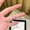 Anillo de Cadena de Hada con Encaje de Perla Shijia Redonda de Plata de Ley S925 para Mujeres Exquisito Nicho Diseño Simple Abierto