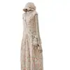Vestido Floral sin Mangas Estilo Francés para Mujer, Nuevo Estilo de Verano, Muy Hermoso, Puro y Juvenil, Adelgazante, Vestido Largo de Cuello Redondo para Mujer
