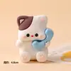 520 Decoración de Pastel para el Día de San Valentín Caricatura de Teléfono, Cachorro, Gatito Figuras, Tarjetas de Inserto de Confesión de Amor para Pareja