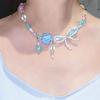Paraíso de dulces para el verano gotas collar de cuentas de caramelo arcoíris femenino red caliente dulce cool cadena clavícula marea venta al por mayor