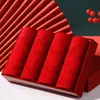 Roupa Íntima Masculina de Algodão Puro Vermelho de Ano Novo 10A Antibacteriana Respirável Alta Elasticidade Sem Costura Boxer Festivo Moderno Estampado