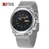 OFNS Venta Caliente Reloj Delgado Luminoso Casual de Negocios para Estudiantes Hombres Doble Calendario Resistente al Agua Reloj de Pulsera de Cuarzo