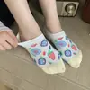 Calcetines invisibles tipo barco de verano, finos, transpirables, de silicona antideslizante, de corte bajo, ligeros, para mujer, frescos y versátiles, amigables con la piel