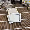 Imán para refrigerador con estilo étnico y tendencia nacional de rejilla de ventana, marco de madera retro, accesorio de imán para refrigerador de brocado Song, mini marco de fotos, hecho a mano en madera