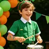 Nuevo Producto Transfronterizo: Calle. Pegatinas de Tatuaje de Brillo del Día de San Patricio, Pegatinas de Tatuaje de Trébol para Fiesta del Festival Irlandés