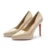 8023-1 Zapatos de Tacón Alto Rojos Cómodos y Sexys para Mujer, Nuevo Modelo 2026, Punta Fina, Impresionantes Zapatos de Salón Profesionales