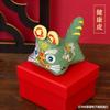 Qian Li Bolsita Tradicional Hecha a Mano Bordado Tridimensional Tela Tigre Paz Bolsa Vacía Producto Terminado Regalo del Festival del Bote del Dragón