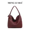 Bolso de Hombro Grande de Gran Capacidad, Tamaño Mediano, Bolso Tejido para Mujer Hecho a Mano, Estilo Nuevo, Simple y Versátil, Bolso de Mano Tote con un pequeño neceser