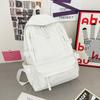 Nueva mochila de PU de gran capacidad, venta al por mayor, mochila escolar para estudiantes, mochila para computadora, mochila de moda coreana para hombres y mujeres