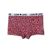 Cuecas boxer femininas com estampa de leopardo em estoque, calcinhas seamless plus size estilo "hot girl" para mulheres, para vendas transfronteiriças