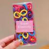 Elástico de Cabelo Infantil Lenço de Cabeça Feminino Meninas de Alto Valor Não Bagunçam o Cabelo Corda de Cabeça para Trança de Bebê Elástico para Rabo de Cavalo de Menina Anel de Borracha