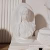 Escultura de boceto de estudiante de arte griego de estilo del norte de Europa, resina con dióxido de titanio, figura de yeso, modelo para decoración del hogar