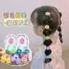 Cuerda para el pelo de niña Color Primavera y Verano Margarita Cerezo Dulce Alta Elasticidad Correa para el pelo Accesorios para el pelo Pastoriles