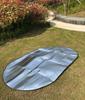 Suministro directo de fábrica cuenta de envío coincidencia con alfombrilla de picnic a prueba de humedad de película de aluminio de doble cara alfombrilla de suelo alfombrilla de PE