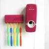 Conjunto Squeezeiro Automático Completo para Pasta de Dente Coreano Touch Me Squeezeiro de Pasta de Dente Suporte para Escova de Dentes de Cinco Posições Embalagem em Inglês