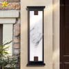 Lámpara de pared solar para exteriores villa puerta en ambos lados del pilar de la valla balcón exterior impermeable patio terraza pared exterior