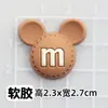 Funda de Teléfono Monstruo, Accesorios de Goma Suave para iPad, Funda de Teléfono DIY, Dijes para Zapatos con Agujeros, Pegatinas para Botella de Agua
