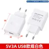 Carregador Padrão Europeu 5V2A, Adaptador de Alimentação 10W, Cabeça de Carregamento Padrão US 5V2A, Carregador de Celular USB