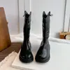 Botas de Montar Altas Marrones Retro para Niñas Otoño/Invierno 2026 Nuevas Cremallera Trasera Piel Suave Suela Gruesa Botas Largas de Piel para Niñas