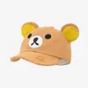 Versátil Estilo Japonés Dibujos Animados Protección Solar Infantil Gorra de Béisbol con Visera Plegable Rilakkuma Kuma Tendencia Primavera y Verano Sombrilla Sombrero Lindo