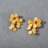 Pendientes de plata de ley S925 con personalidad y temperamento, ligeros, de lujo, con diseño de hojas, para mujer, estilo retro europeo y americano.