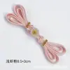 Nuevos Botones de Cheongsam Estilo Chino de Su, Tela Tejida a Mano, Cuentas de Jade Doble Corazón Loto, Botones Decorativos de Disco con Cola Larga, Venta al por Mayor desde el Fabricante