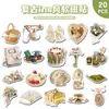 20 Piezas de Imanes Suaves Magnéticos Estilo Retro Ins para Refrigerador, Exquisitos Estilo Palacio Creativos DIY Decorativos Magnéticos para Archivador de Metal