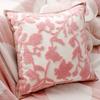 Estilo Ins Flor Rosa Lindo Almohada Funda de Almohada Bordada con Relleno Estilo Crema Cama Sofá Cojín para Ventana de Bahía