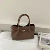 Bolsa Transfronteiriça Estilo Retrô Novo Feminina Moda de Alto Padrão Versátil Bolsa Saco Design de Nicho para o Dia a Dia Transversal Bolsa Mãe e Filho