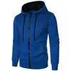 Novo cardigã casual de outono e inverno com capuz, suéter com estampa 3D para jovens, jaqueta masculina, atacado