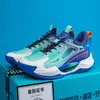 Zapatillas de Baloncesto Luminosas Zapatillas Deportivas para Hombre Nuevas Transpirables para Jóvenes Estudiantes Amortiguación para Partidos Reales de Caña Baja Zapatos Casuales Zapatos de Moda para Hombre