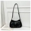 Bolso de axila estilo ins coreano suave, bolso plisado tipo dumpling de nube, fresco y versátil, bolso de hombro y bandolera simple para mujer