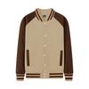 Chaqueta de Béisbol Delgada de Primavera y Otoño con Logo, Sudadera con Cuello Alto, Ropa de Trabajo para Grupo, Chaqueta Cardigan, Uniforme Escolar, Uniforme de Clase, Personalización de Moda