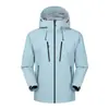 Chaqueta impermeable y cortavientos con capucha para exteriores para hombres y mujeres, adecuada para montañismo y deportes, proporciona calor
