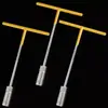 Conjunto de Chaves de Soquete Métricas com Cabo T Durável - Tamanhos 8mm, 10mm, 12mm 14mm, Punho Antiderrapante - Perfeito para Reparos de Motocicleta e Carro 4 Especificações