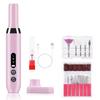 Máquina de lixar manicure explosiva Aparelho de manicure elétrico Caneta de lixa de manicure portátil Máquina de lixar sem fio Caneta de lixar pequena