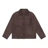 Ropa Vintage Yidao Otoño 2026 Nuevo Estilo Japonés Retro Old Money Cuello Solapa Holgada Casual Versátil Chaqueta de Trabajo para Hombre