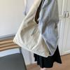 Bolso coreano de nicho con lazo para mujer 2025 Nuevo casual con correa, tote de gran capacidad para el hombro, versátil bolso de axila