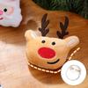 Otoño e Invierno Nuevo Broche de Navidad Muñeco de Nieve Felpa Alce Dibujo Animado Japonés DIY Colgante Lindo Bolsa Animal Joyería