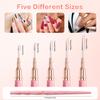 Cross-border em estoque agulha nail art puxar caneta dedicada 5 terno diamante haste de plástico muito fino puxar caneta terno