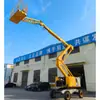 Elevador com braço articulado elétrico em estoque, Guohua Inteligente, fácil de operar, veículo com braço articulado para trabalho em alta altitude