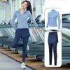 Traje de ropa de yoga nuevo de primavera y verano 2023 para mujer, ropa deportiva para correr y fitness, ropa profesional de secado rápido para correr por la mañana, conjunto de cinco piezas