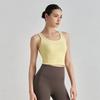 Nuls Ropa de Yoga Chaleco Deportivo con Almohadilla de Pecho Fija Integrada, a Prueba de Golpes, Chaleco de Fitness para Correr de Alta Intensidad para Mujer