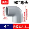 Rongsheng Estándar Americano Codo de Ángulo Recto 90 Grados CPVC Tubería de Suministro de Agua Química Industrial Accesorios de Tubería de Plástico PVC
