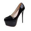 Hate Heaven Salto Alto 2026 Novo Sexy Salto Agulha Plataforma Impermeável Boca Rasa Temperamento Boate Salto Ultra-Alto Sapatos de Salto Feminino