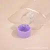 Botella Plana, Botella de Viaje Portátil, Botella de Plástico, Transparente con Tapa de Colores, Subbotella Sellada, Botella Granular, Botella de Muestra, Botella para Líquidos