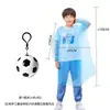 Impermeable desechable con forma de bola, portátil para uso en exteriores, engrosado y extendido, adecuado tanto para adultos como para niños.