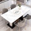 Toalha de Mesa Sem Lavar à Prova de Óleo e à Prova d'Água Luxo Acessível Jogo de Mesa de Jantar Sofisticado Pvc Anti-Escaldante Sala de Estar Casa Retangular Jogo de Mesa de Centro