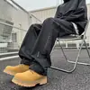 2026 Nuevo Estilo Americano A prueba de Viento Impermeables 3 en 1 Pantalones de Esquí para Hombre Otoño/Invierno Forro Polar Engrosados Protección contra el Frío Calidez Esquí