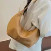 Ruien Bolsa Grande para Dumpling Feminina Estilo Coreano Moda Retrô Bolsa de Ombro Único 2026 Nova Elegante Nicho Bolsa de Axila